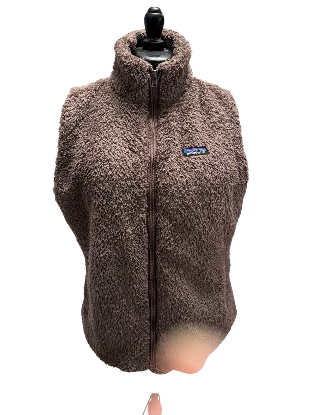 Patagonia Women's Plush Taupe Fleece Vest